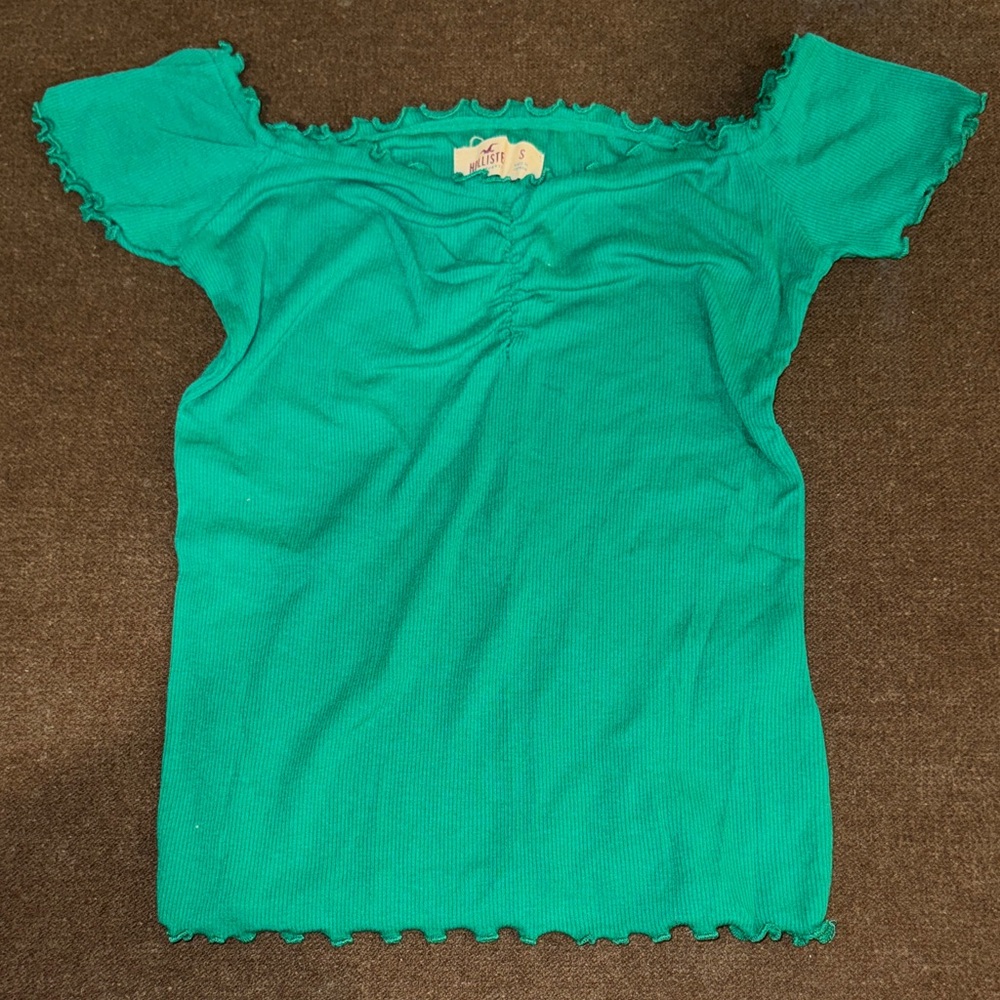 Hollister Green Short Sleeve Top